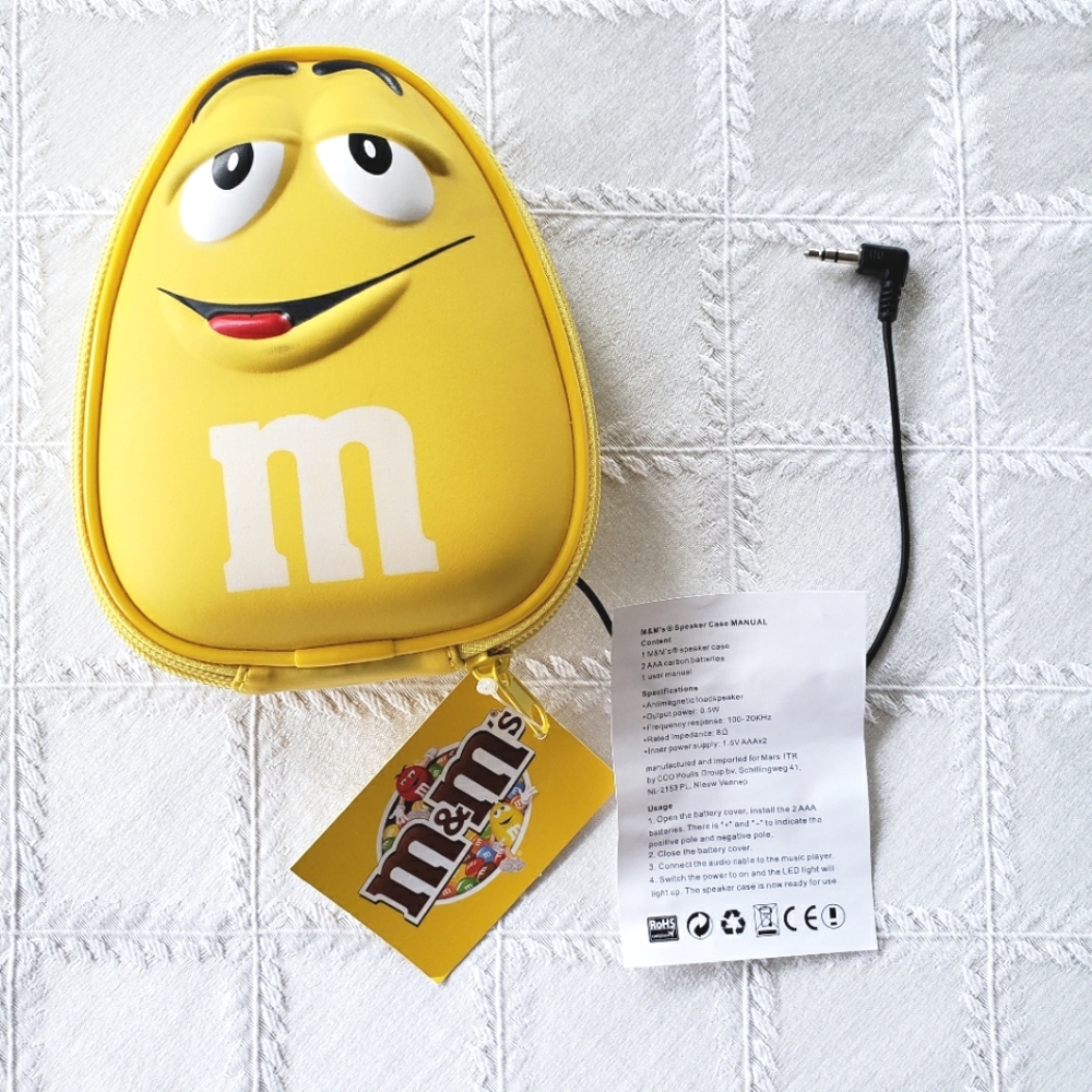 M&M's speaker and case collectable.